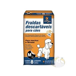 Fraldas Descartáveis Pet Society - M 8 UND